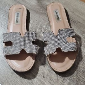 Steve Madden rhinestone Patrice Sandals 7.5